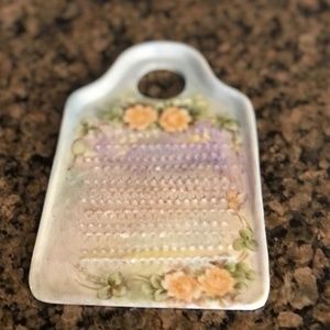 Antique Ceramic Cheese Grater